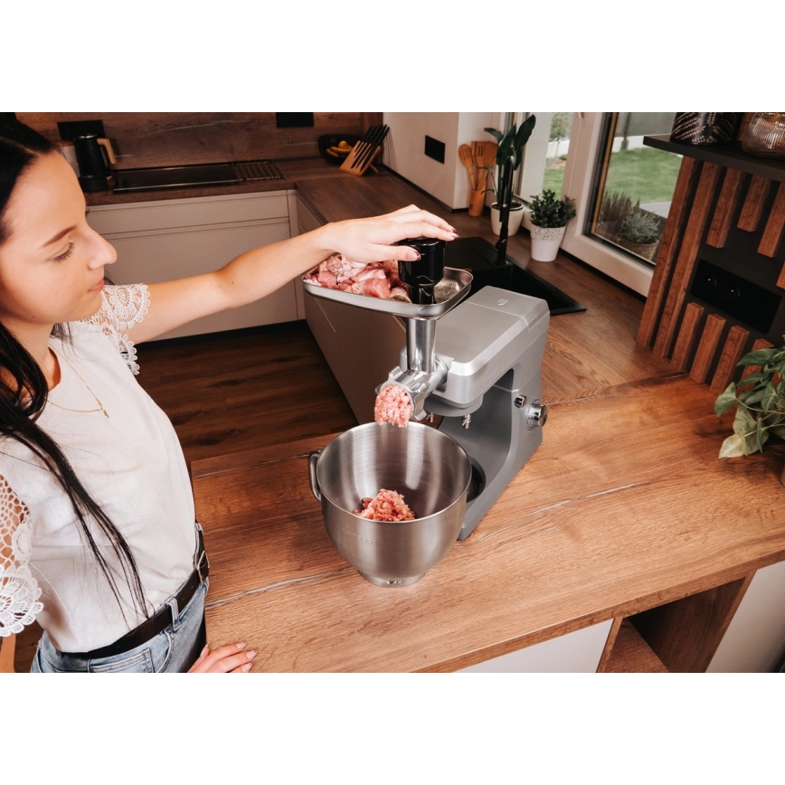 Concept RM6000 - Konyhai planetáris robotgép DOUGH EXPERT 1900W/230V antracit/rozsdamentes acél