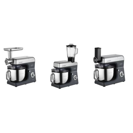 Concept RM6000 - Konyhai planetáris robotgép DOUGH EXPERT 1900W/230V antracit/rozsdamentes acél