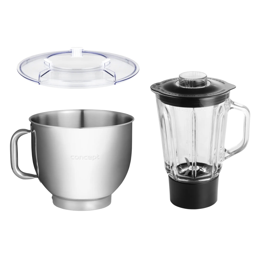 Concept RM6000 - Konyhai planetáris robotgép DOUGH EXPERT 1900W/230V antracit/rozsdamentes acél