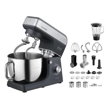 Concept RM6000 - Konyhai planetáris robotgép DOUGH EXPERT 1900W/230V antracit/rozsdamentes acél
