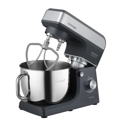 Concept RM6010 - Planetáris konyhai robotgép DOUGH EXPERT 1900W/230V antracit/rozsdamentes acél