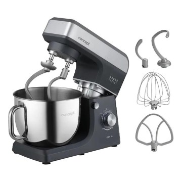 Concept RM6010 - Planetáris konyhai robotgép DOUGH EXPERT 1900W/230V antracit/rozsdamentes acél