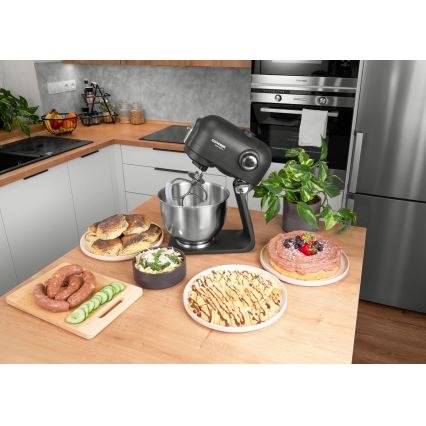 Concept RM8000 - Konyhai robotgép rozsdamentes keverőtállal 1200W/230V fekete
