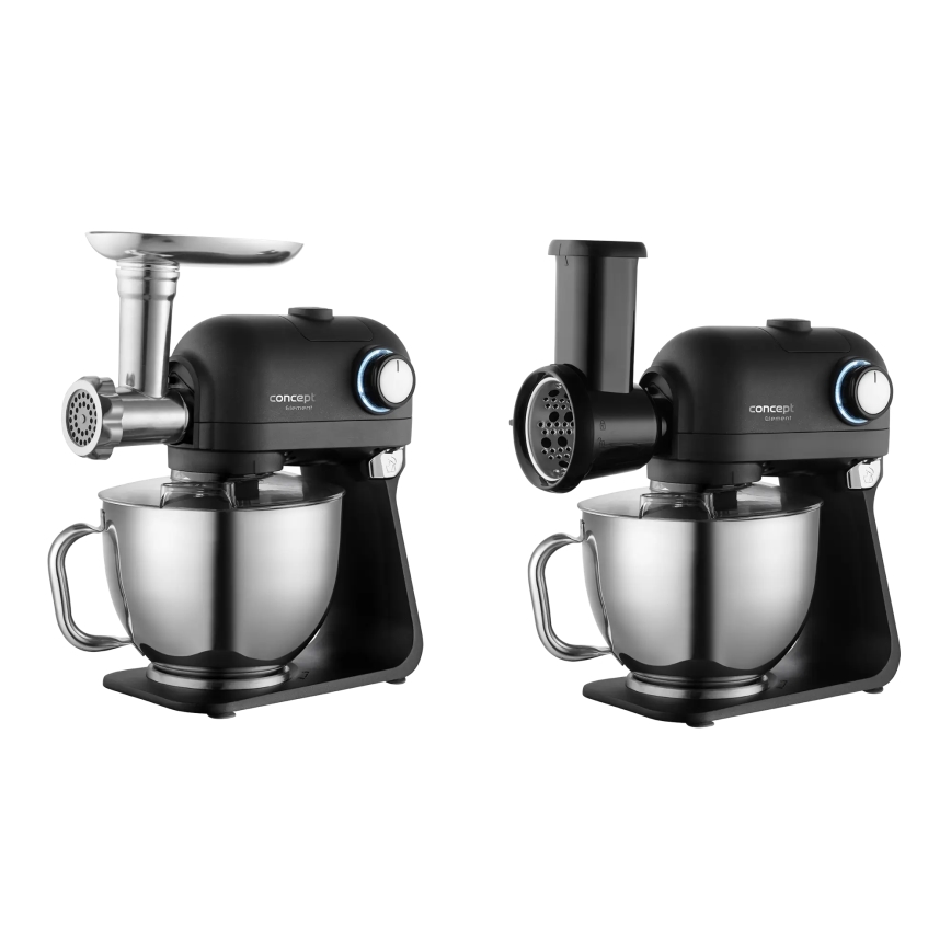Concept RM8000 - Konyhai robotgép rozsdamentes keverőtállal 1200W/230V fekete