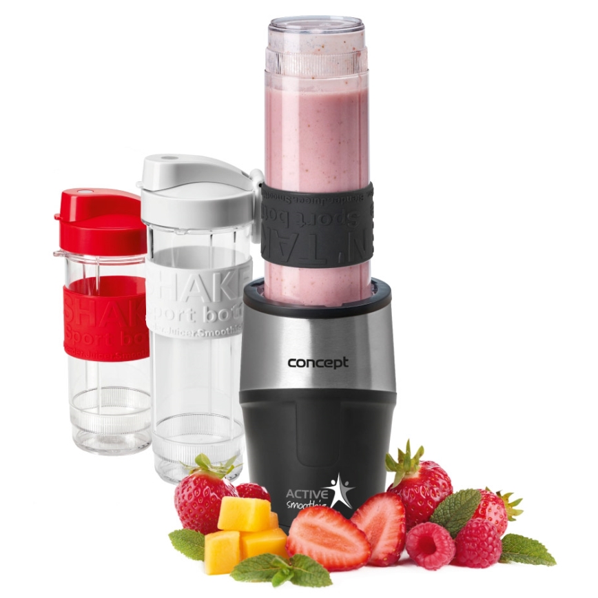 Concept SM3385 - Smoothie turmixgép tartozékokkal ACTIVE SMOOTHIE 500W/230V fekete
