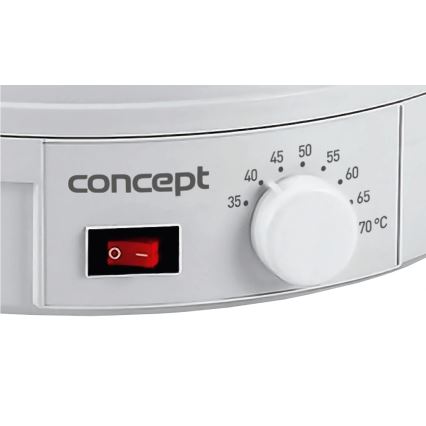 Concept SO1020 - Élelmiszer-szárító 245W/230V fehér