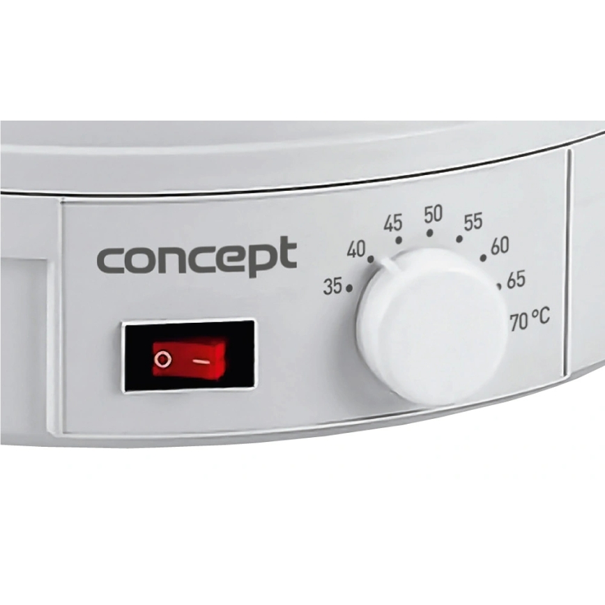 Concept SO1020 - Élelmiszer-szárító 245W/230V fehér