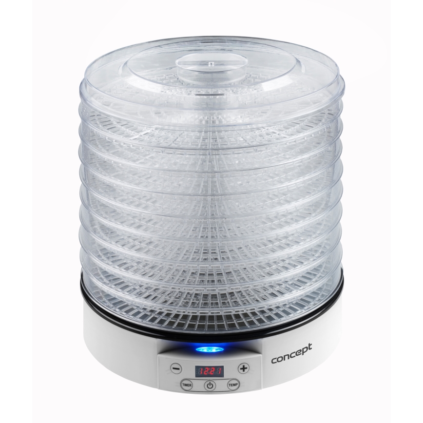 Concept SO2020 - Élelmiszer szárító hőszabályozással 500W/230V fehér