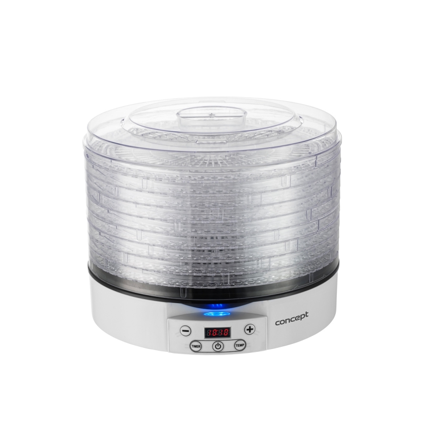 Concept SO2020 - Élelmiszer szárító hőszabályozással 500W/230V fehér