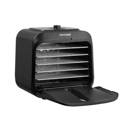 Concept SO4000 - fekete élelmiszer-szárító 500W/230V