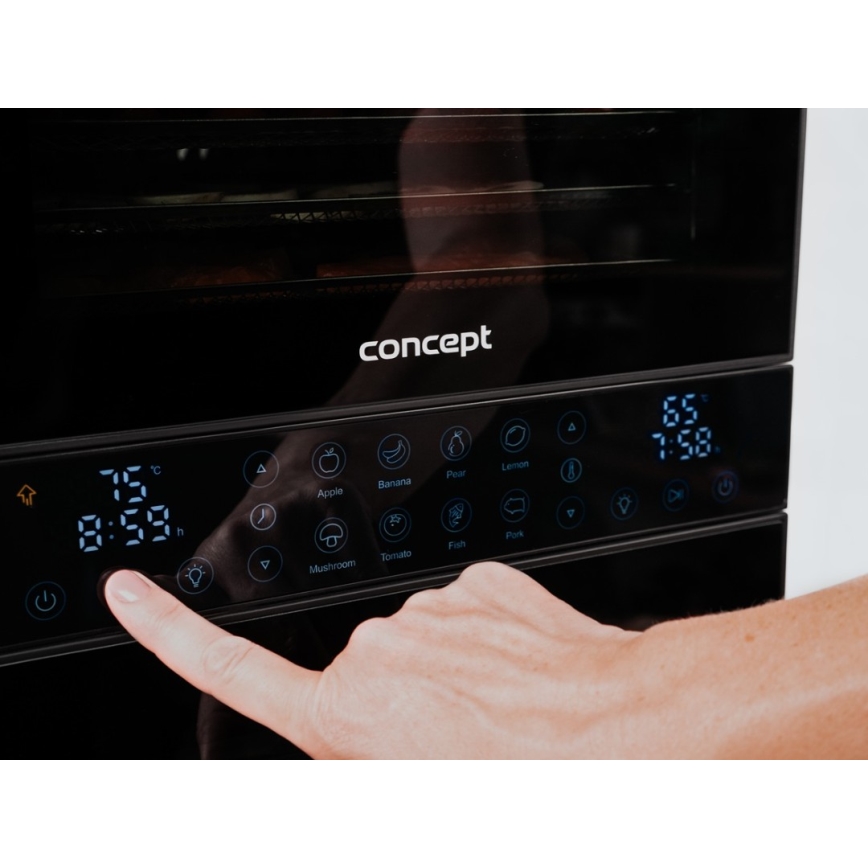 Concept SO7000 - Élelmiszer-szárító 1500W/230V fekete