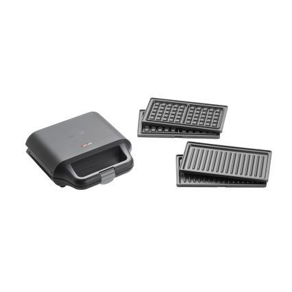 Concept SV3054 - Szendvics készítő 3in1 700W/230V fekete