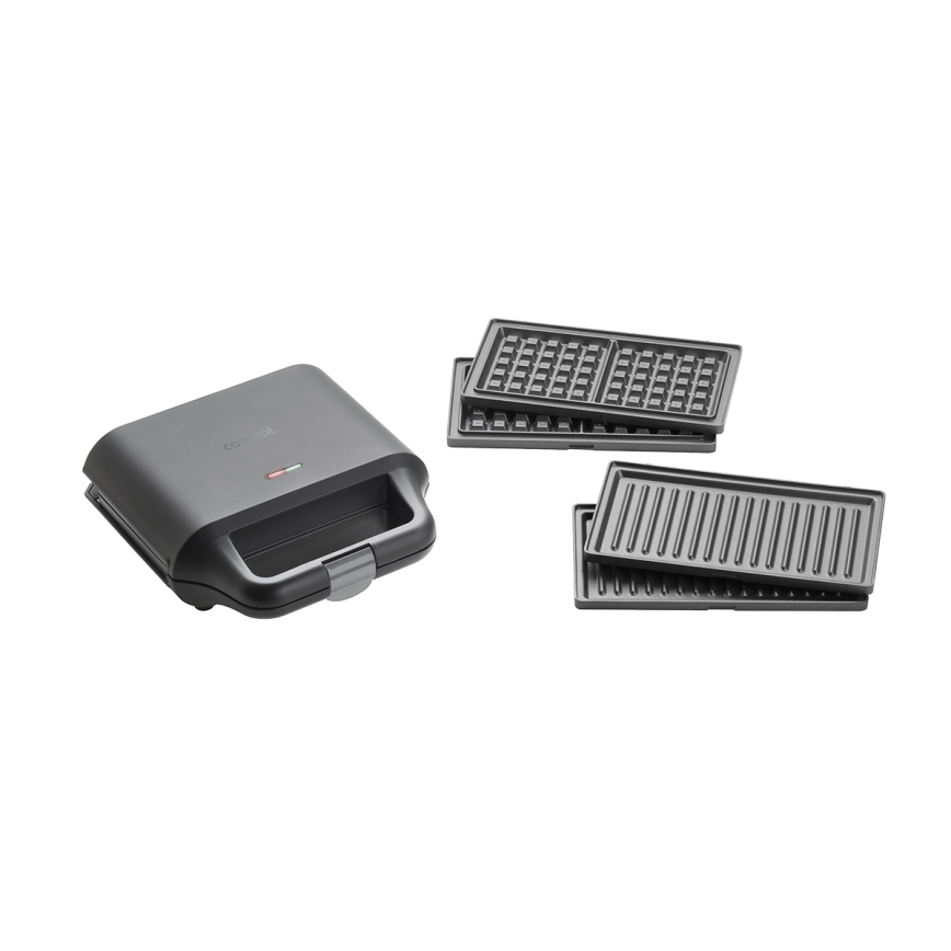 Concept SV3054 - Szendvics készítő 3in1 700W/230V fekete