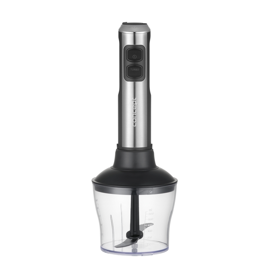 Concept TM5510 - Botmixer kiegészítőkkel 1500W/230V fekete/rozsdamentes