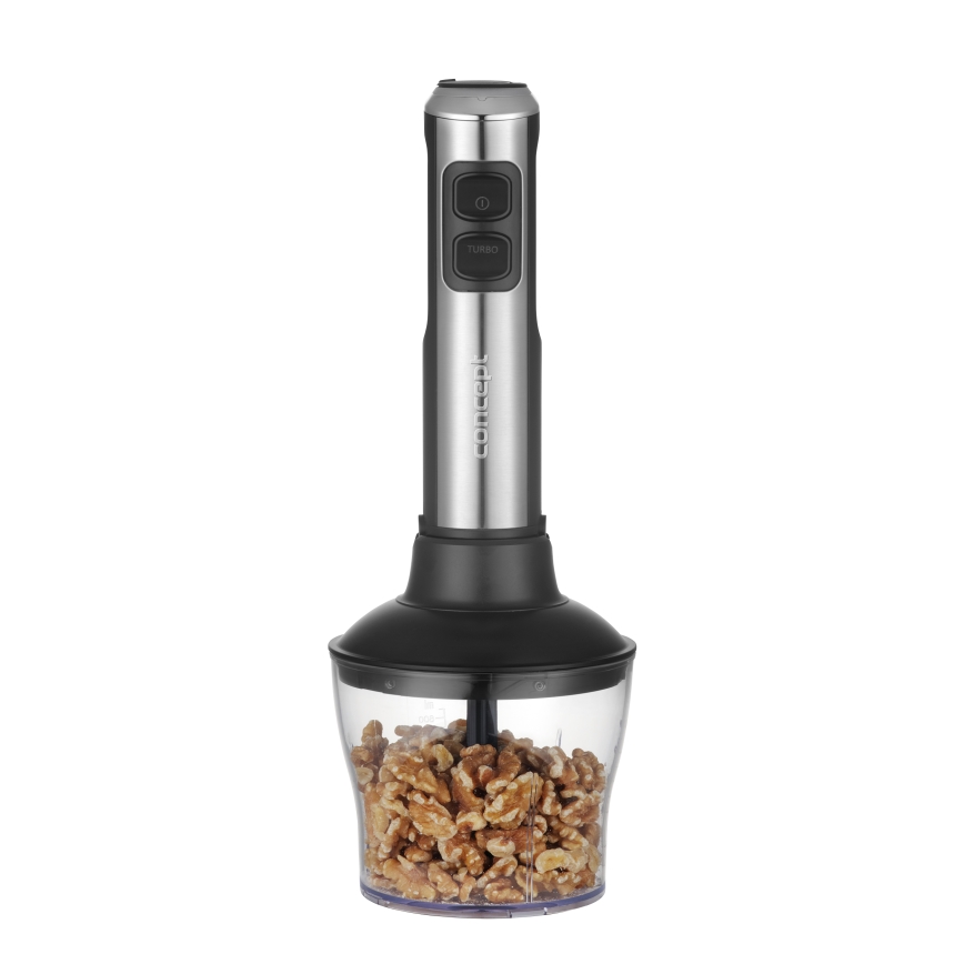 Concept TM5510 - Botmixer kiegészítőkkel 1500W/230V fekete/rozsdamentes