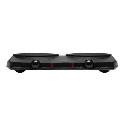 Concept VE3060 - Kétlapos elektromos főzőlap 2500W/230V fekete
