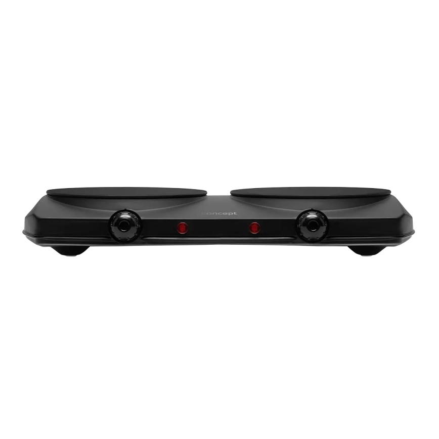 Concept VE3060 - Kétlapos elektromos főzőlap 2500W/230V fekete
