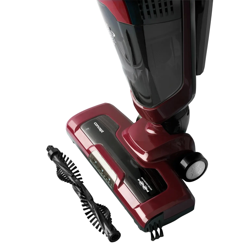 Concept VP4136 - Vezeték nélküli rúdporszívó 2 az 1-ben 100W/22,2V 2200 mAh piros
