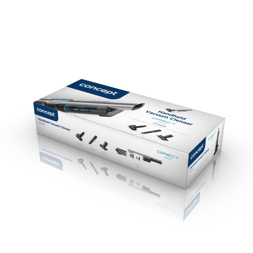 Concept VP4430 - Kézi porszívó DIRECT ANIMAL 180W/14,8V 2200 mAh fekete