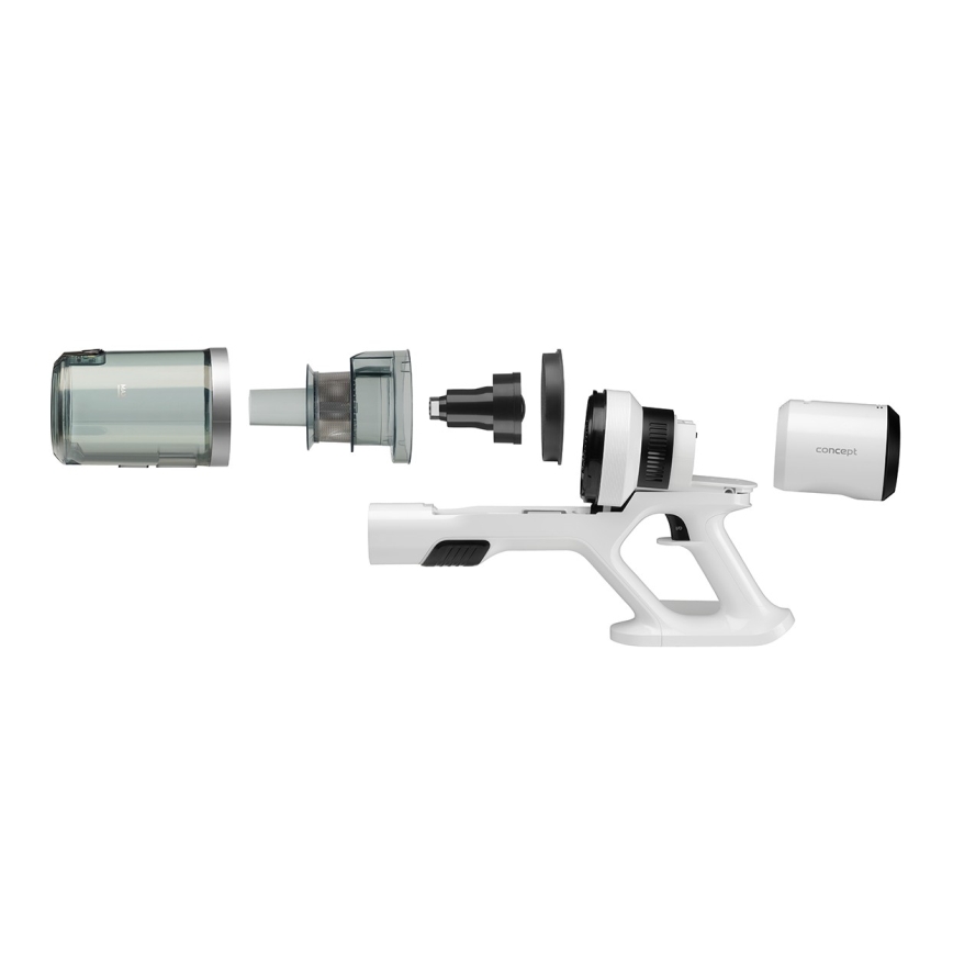Concept VP6125 - 2 az 1-ben rúdporszívó ICONIC Comfort Telescope 400W/29,6V 2000 mAh fehér