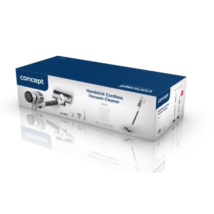 Concept VP6125 - 2 az 1-ben rúdporszívó ICONIC Comfort Telescope 400W/29,6V 2000 mAh fehér