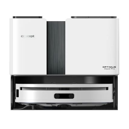 Concept VR4050 - Okos 2 az 1-ben robotporszívó és felmosó OPTIMUS AQUA PRO LASER 3D 600W/230V 5200 mAh Wi-Fi fehér