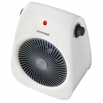 Concept vt7040 - fűtőtestes ventilátor 1000/2000W/230V fehér