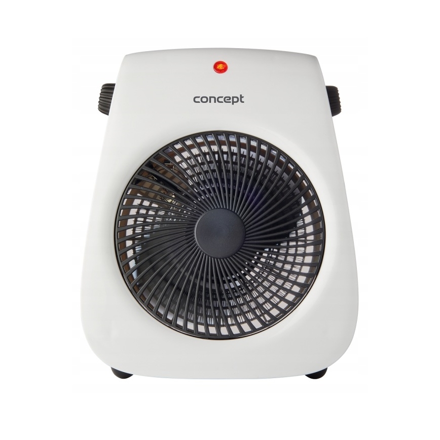Concept vt7040 - fűtőtestes ventilátor 1000/2000W/230V fehér