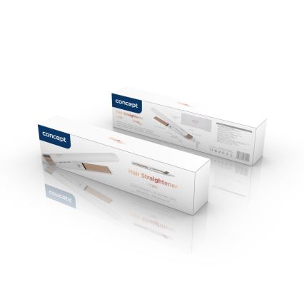 Concept VZ2110 - Hajvasaló GLAM STYLE 48W/230V fehér/rózsaarany