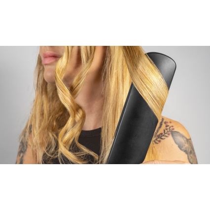 Concept VZ6010 - Gőzölős hajvasaló LED kijelzővel ELITE STEAM BOOST 54W/230V fekete