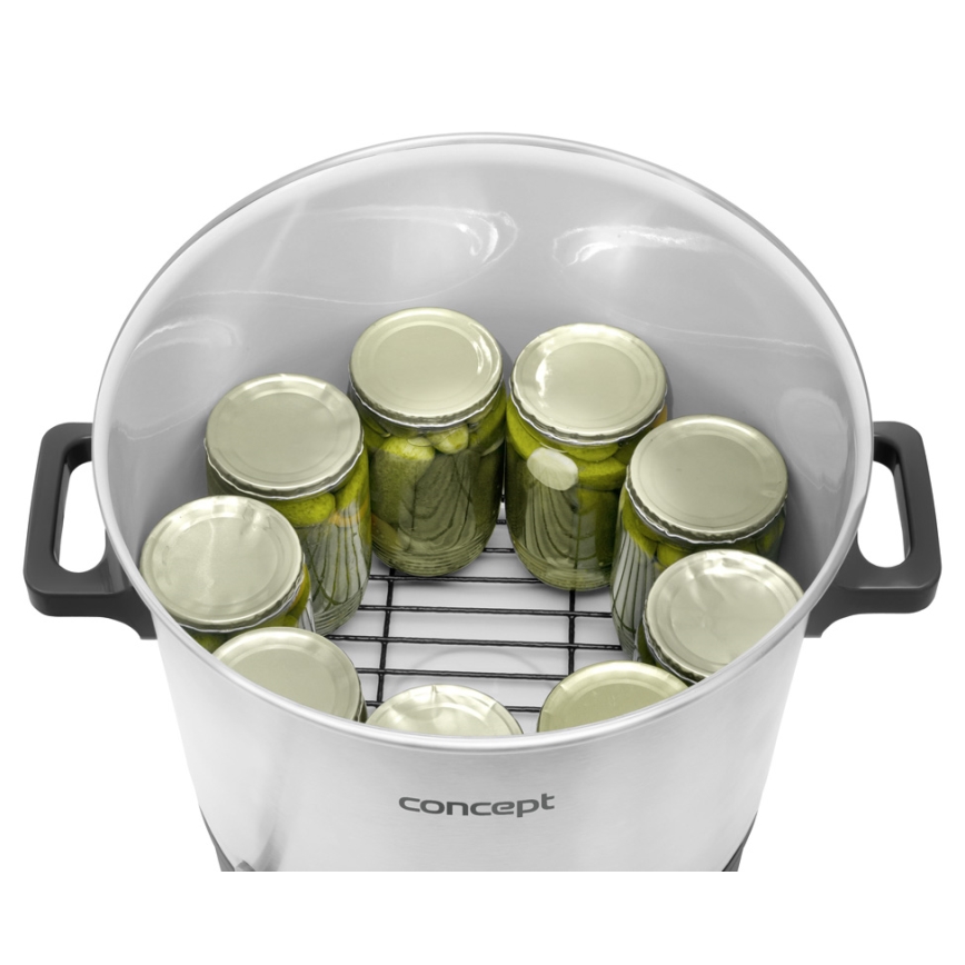 Concept ZH0030 - Befőző 27 l 2000W/230V fehér/fekete