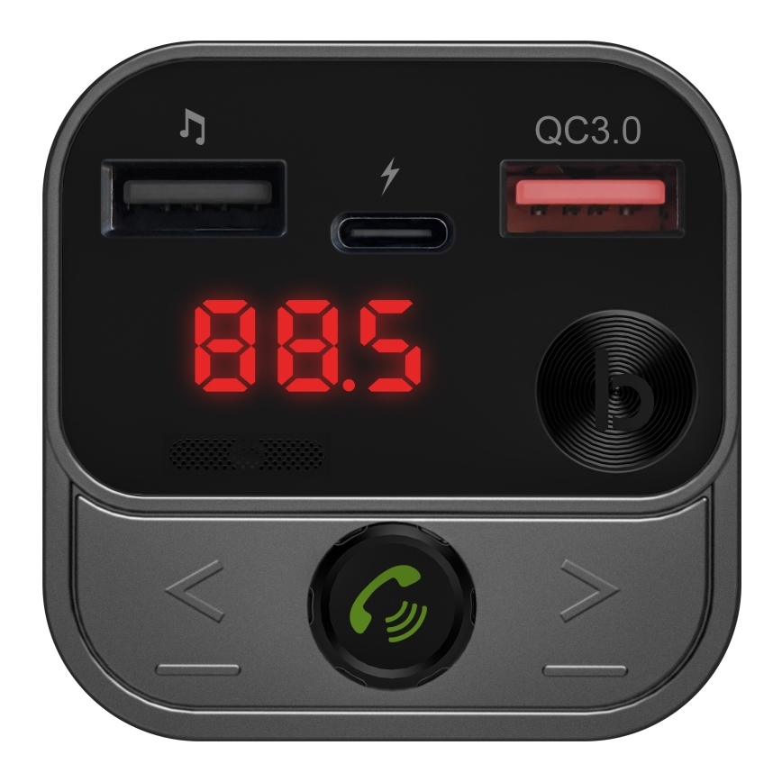 CONNECT IT CCC-8900-AN - autós FM adó kihangosító funkcióval fekete/ezüst