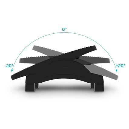 CONNECT IT CFH-4100-BK - Állítható lábtámasz fekete