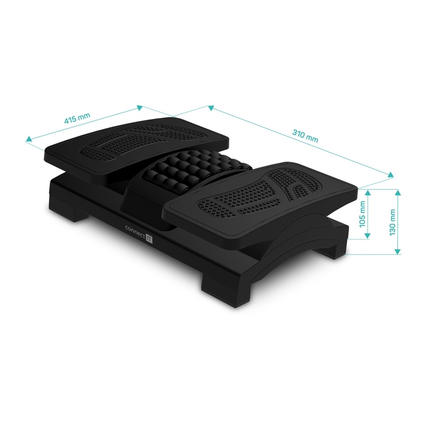 CONNECT IT CFH-4105-BK - Állítható lábtartó fekete