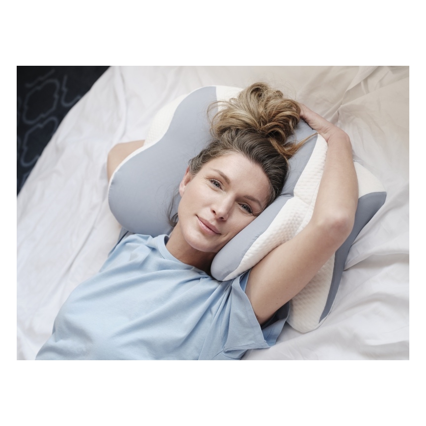 CONNECT IT CFH-6032-WH - Gemini anatómiai párna fehér/szürke