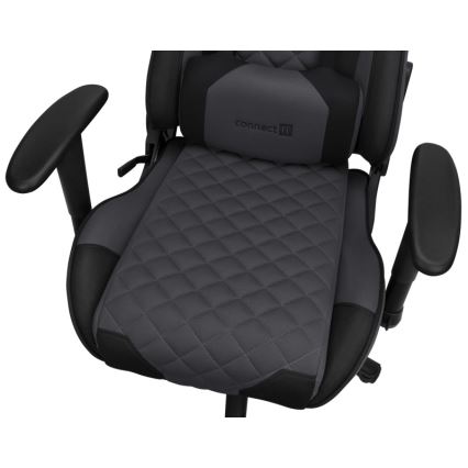 CONNECT IT CGC-1200-GY - Monaco Pro gamer szék szürke/fekete