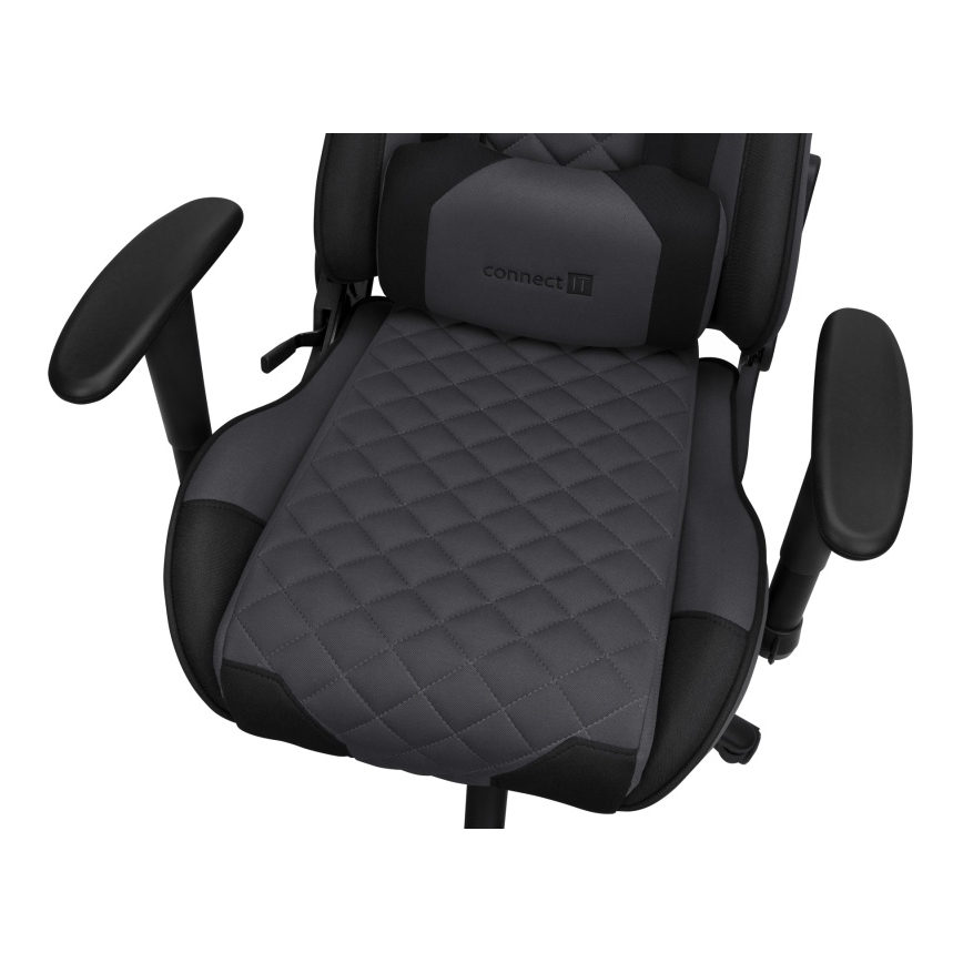 CONNECT IT CGC-1200-GY - Monaco Pro gamer szék szürke/fekete