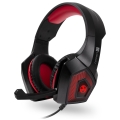 CONNECT IT CHP-5500-RD - LED Vezetékes gamer fejhallgató mikrofonnal fekete/piros