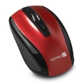 CONNECT IT CI-1224 - Vezeték nélküli egér 800/1200/1600 DPI 2xAAA fekete/piros