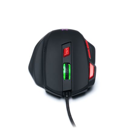 CONNECT IT CI-191 - LED Vezetékes gamer egér 800/1600/2400/3200 DPI fekete
