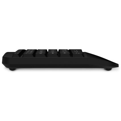 CONNECT IT CKM-6010-CS - Ergonomikus vezeték nélküli billentyűzet és egér 800/1200/1600/2400 DPI cseh/szlovák lokalizációval 1xAA + 2xAAA fekete