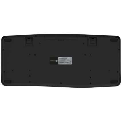 CONNECT IT CKM-6010-CS - Ergonomikus vezeték nélküli billentyűzet és egér 800/1200/1600/2400 DPI cseh/szlovák lokalizációval 1xAA + 2xAAA fekete