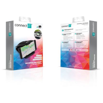 CONNECT IT CMC-5010-BK - Autós telefon tartó