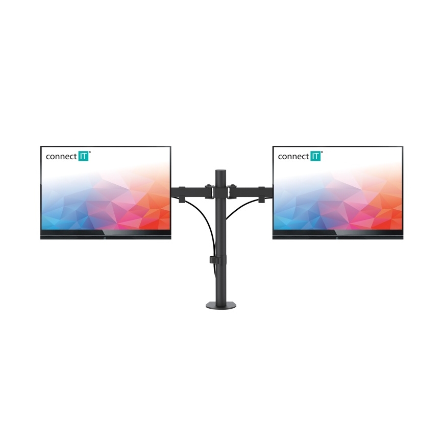 CONNECT IT CMF-3203-BK - Univerzális tartó 2 monitorhoz 13-32” fekete