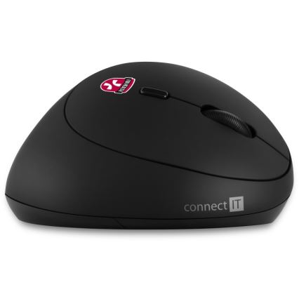 CONNECT IT CMO-2600-BK - Ergonomikus vezeték nélküli egér, 800/1200/1600 DPI, 1xAA, fekete