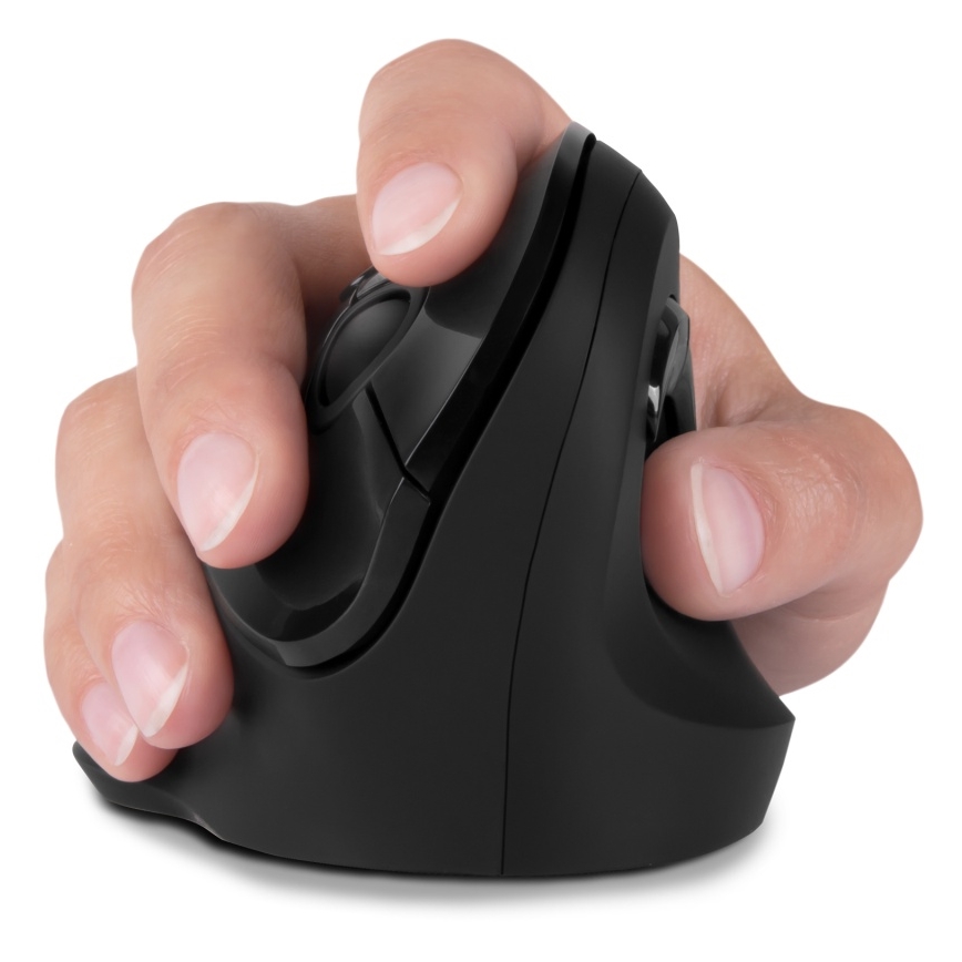 CONNECT IT CMO-2700-BK - Ergonomikus vezeték nélküli egér 800/1200/1600 DPI 1xAA fekete