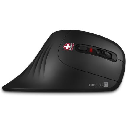 CONNECT IT CMO-2900-BK - Ergonomikus vezeték nélküli egér 800/1200/1600 DPI 1xAA fekete