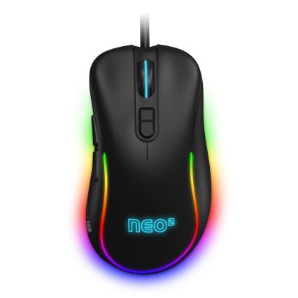 CONNECT IT CMO-3589-BK - LED RGB Vezetékes gamer egér 200-7200 DPI fekete