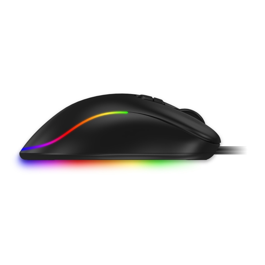CONNECT IT CMO-3589-BK - LED RGB Vezetékes gamer egér 200-7200 DPI fekete
