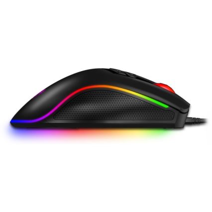 CONNECT IT CMO-3591-BK - Vezetékes RGB LED gamer egér 500-7200 DPI fekete